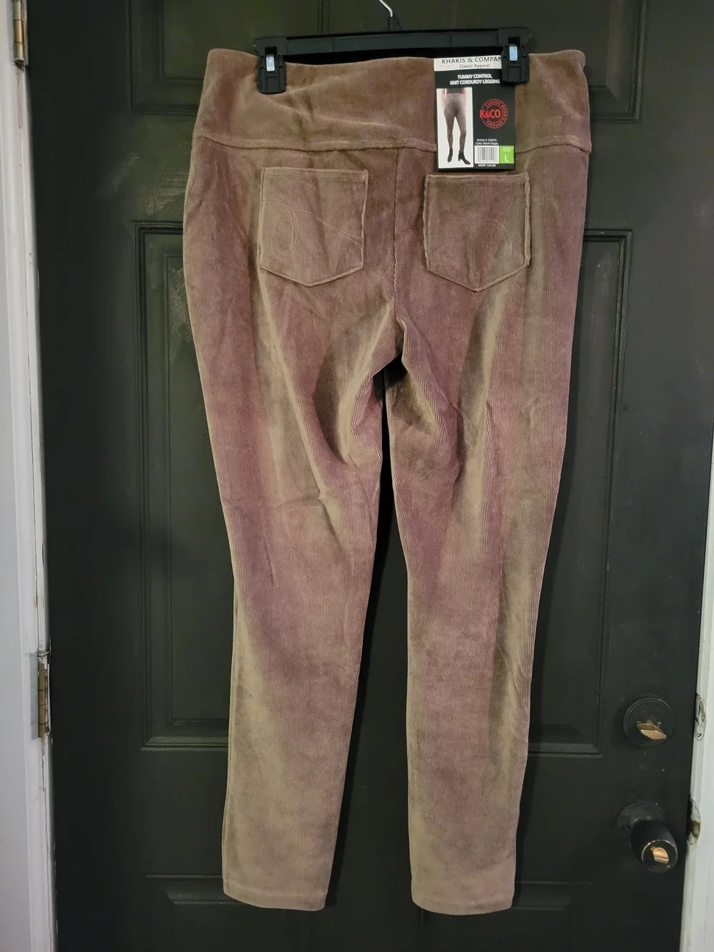 Women’s Stretch Corduroy Leggings - Taupe